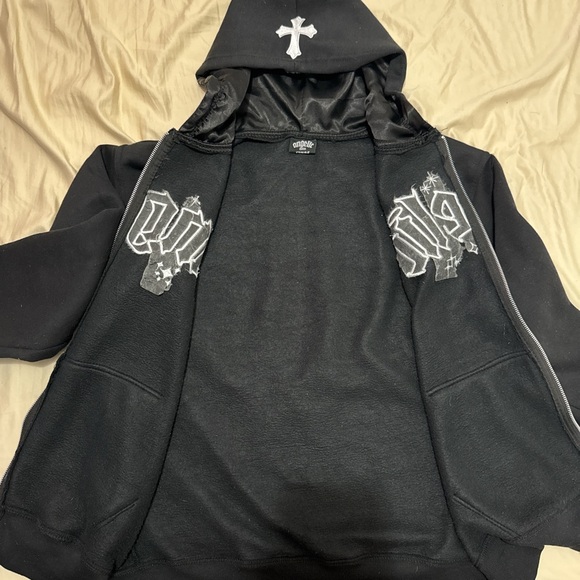 “Angelic Motion” Zip-Up Hoodie - Picture 2 of 4